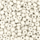 Glass seed beads 8/0 (3mm) White